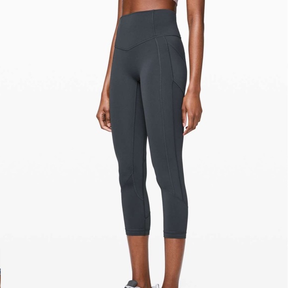 Lululemon All The Right Places Crop II 23" Melanite 6 - Picture 1 of 8